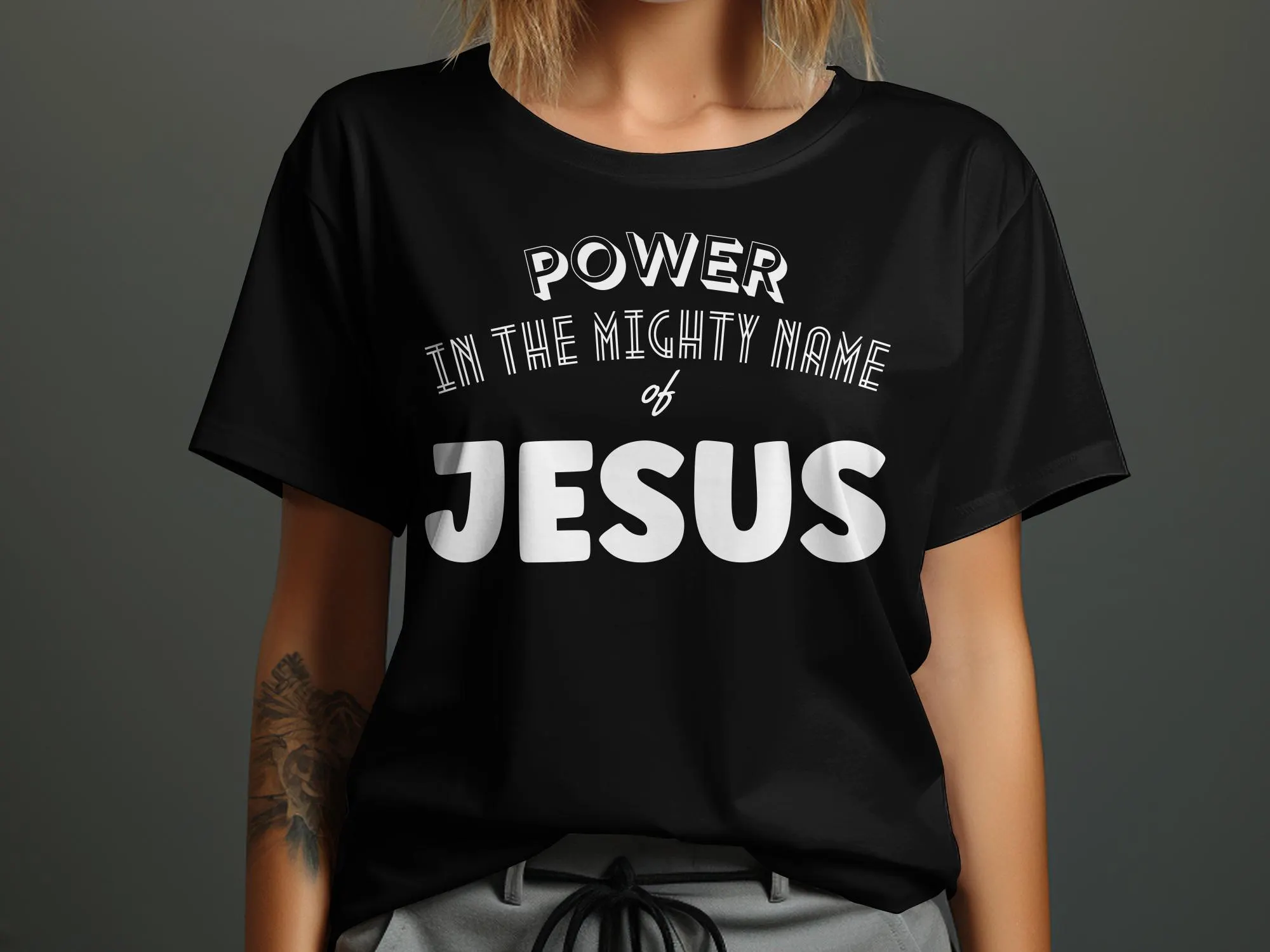 Power Jesus tshirt